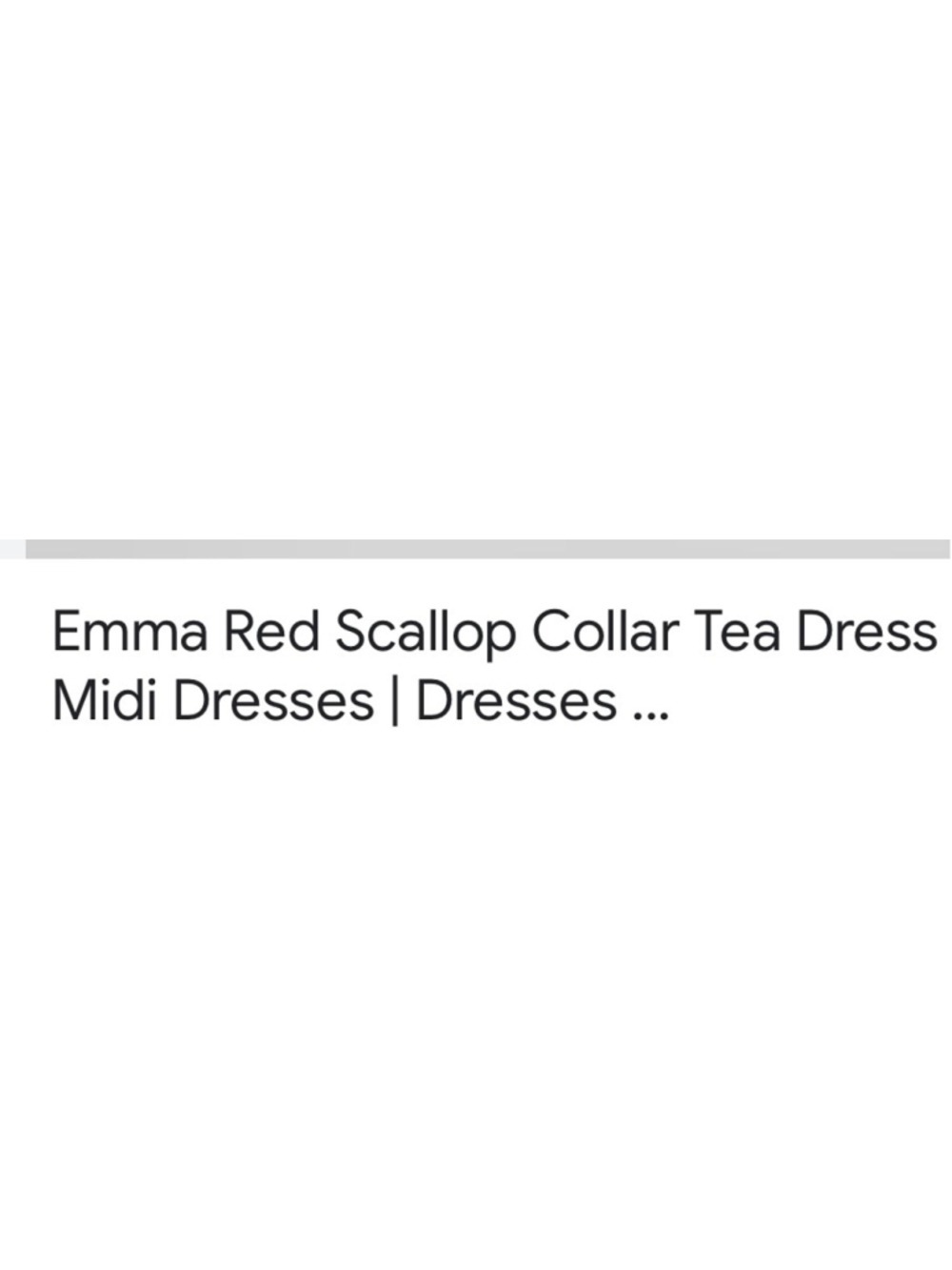 NWT LK Bennett Red Scallop Collar Tea Midi Dress 10 - Picture 5 of 5